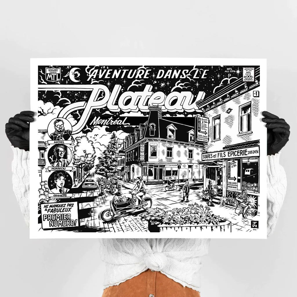 Plateau, sur Papier
