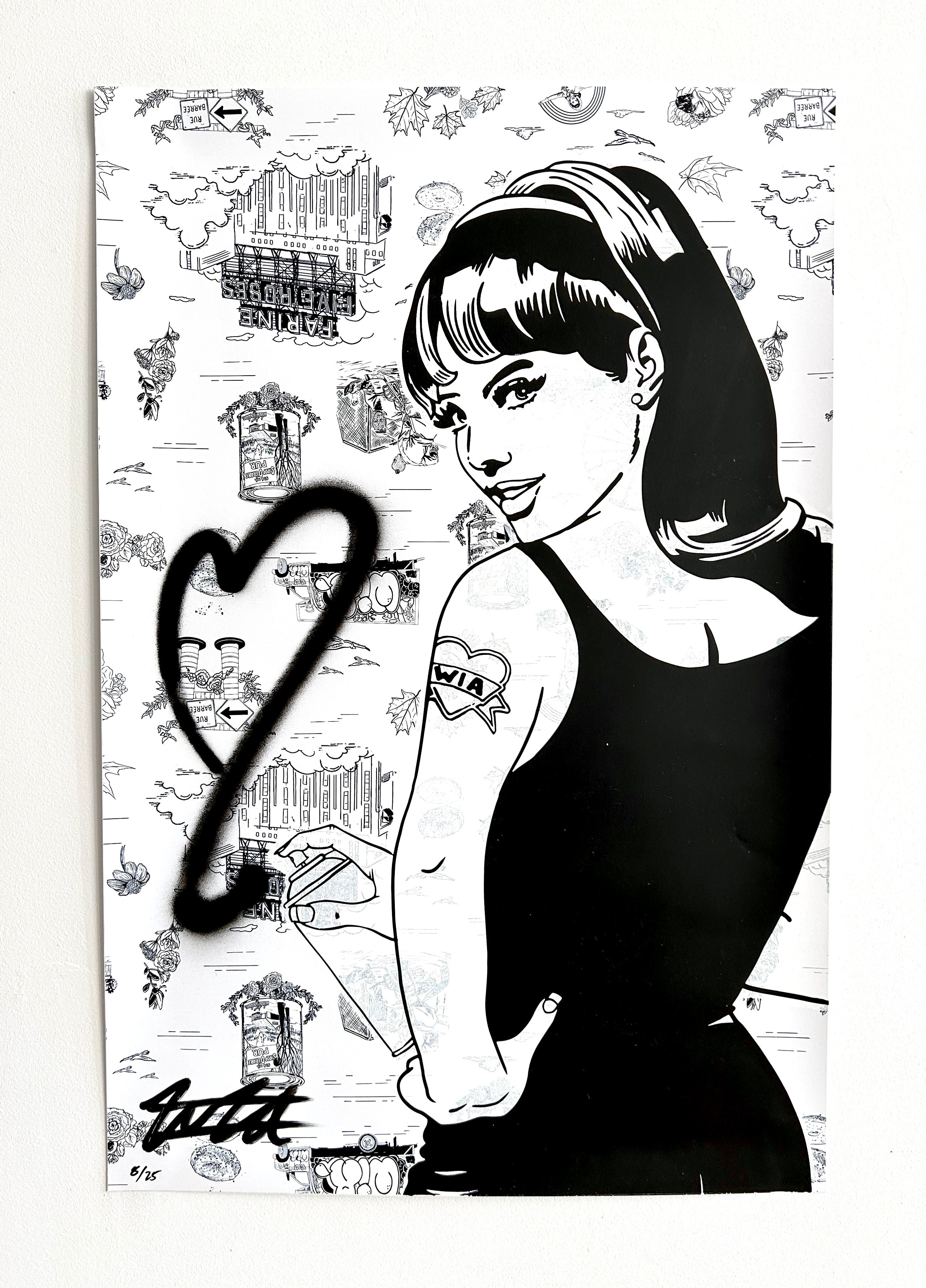 Wallflower - Wallpaper Print