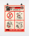 Sticker Kit Print- Station 16 Gallery