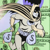 Batman - Don't Slip up (Green - Peach) (ONLY 1 IN STOCK)