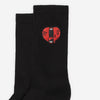 Embroidered Socks / Screaming Heart