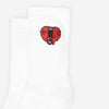 Embroidered Socks / Screaming Heart